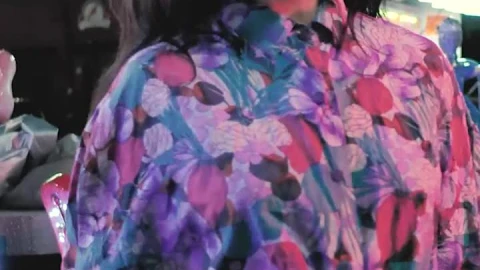 Stock Footage Woman In A Floral Shirt Dancing Live Wallpaper Free - Free Live Wallpaper