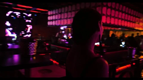 Stock Footage Woman Having Fun At A Nightclub Live Wallpaper Free - Free Live Wallpaper
