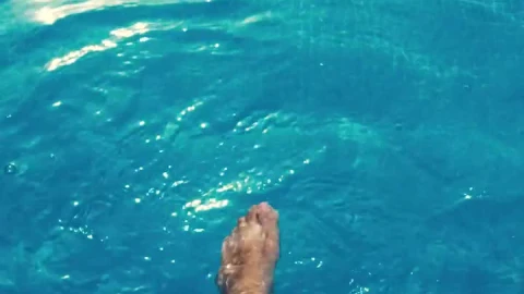 Stock Footage Womans Feet Splashing In The Pool Live Wallpaper Free - Free Live Wallpaper