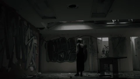 Stock Footage Zombie At An Abandoned Building Live Wallpaper Free - Free Live Wallpaper