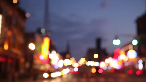 Ree Video Bokeh Street Scene Night Video Live Wallpaper - Free Live Wallpaper