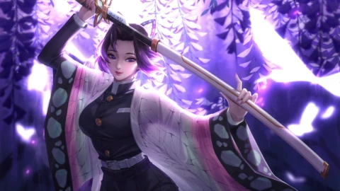 Kochou Shinobu Live Wallpaper For PC - Free Live Wallpaper