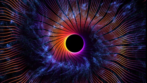 HD Orange Blue Spinning Space Tunnel Live Wallpaper & Screensaver - Free Live Wallpaper