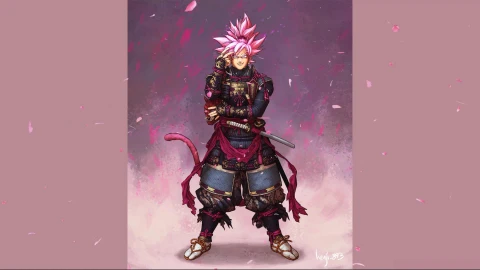 Goku Black Rose Samurai Live Wallpaper Anime - Free Live Wallpaper