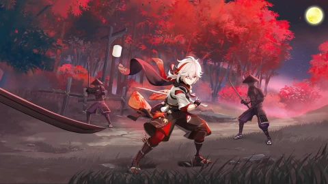 Kaedehara Kazuha Genshin Impact Live Wallpaper Anime - Free Live Wallpaper