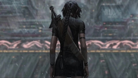 Rain Warrior Girl by GUWEIZ Live Wallpaper for PC - Free Live Wallpaper