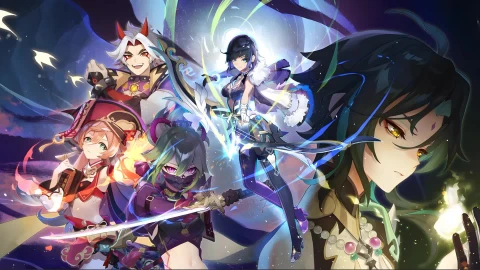 Genshin Impact Anime Heroes Live Wallpaper - Free Live Wallpaper