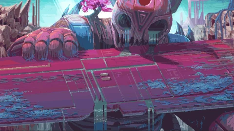 Pixel Art Hyper Light Drift Live Wallpaper - Free Live Wallpaper