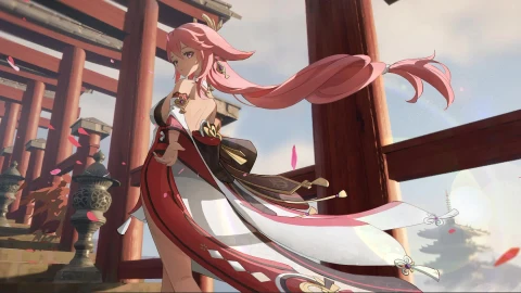 GI Guuji Yae Live Wallpaper - Free Live Wallpaper