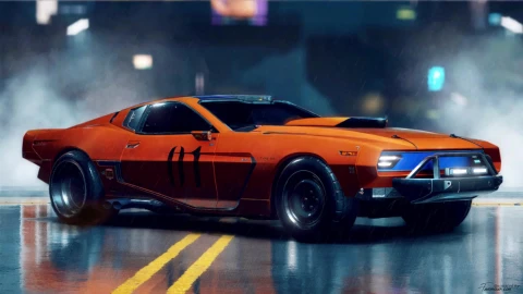 Cyberpunk 2077 Car General Lee Animated Wallpaper - Free Live Wallpaper