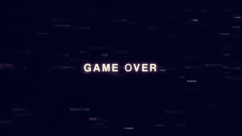 No Sound Fond Ecran Anime Gamer Game Over Animated Wallpaper Lively Hd - Free Live Wallpaper