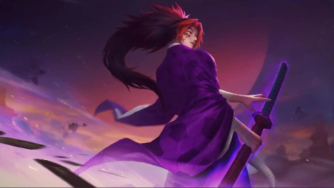 Demon Slayer Kokushibo Moon Breath Live Wallpaper - Free Live Wallpaper