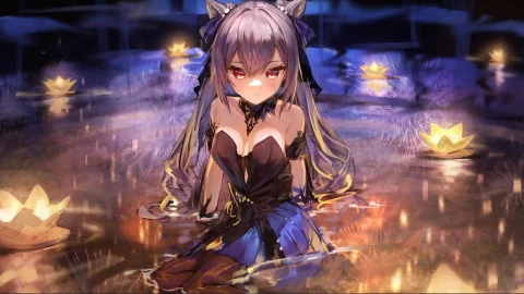 Keqing GI Anime Live Wallpaper Free - Free Live Wallpaper