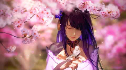 Shogun Beelzebul Genshin Live Wallpaper PC - Free Live Wallpaper