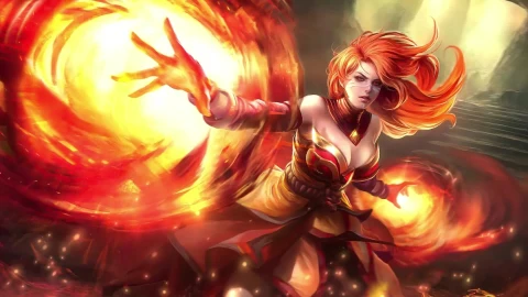 Windows Lina The Slayer Dota 2 Live Wallpaper - Free Live Wallpaper