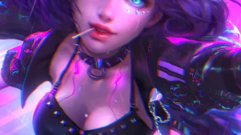 Android  iPhone Cute Cyber GirlLive Wallpaper For Phone - Free Live Wallpaper
