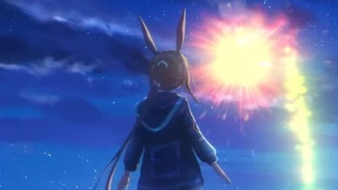 Long Night Anime Fireworks Live Wallpaper For Phone - Free Live Wallpaper