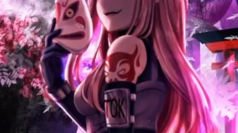 iPhone and Android Zero Two Girl And Mask Live Phone Wallpaper - Free Live Wallpaper