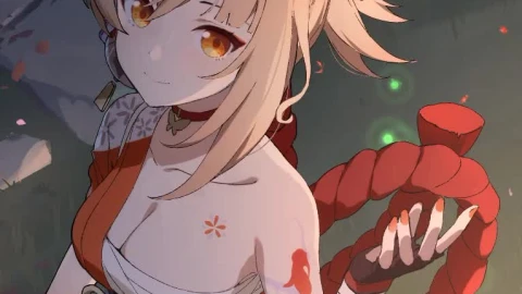 Genshin Impact Yoimiya Top View Android  iPhone Live Wallpaper - Free Live Wallpaper