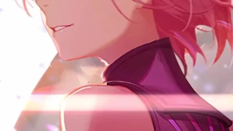 Android and iPhone Anime Cute Girl Looking Over The Shoulder Phone Live Wallpaper - Free Live Wallpaper