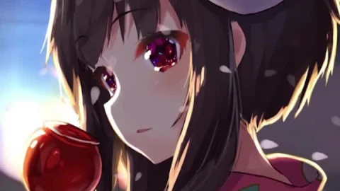 iPhone and Android Megumin Arch Wizard Konosuba Live Phone Wallpaper - Free Live Wallpaper