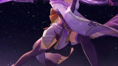 Raiden Shogun GI Anime Live Phone Wallpaper - Free Live Wallpaper