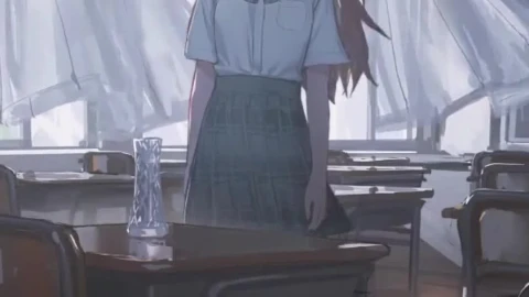 Android and iPhone Anime School Girl Phone Live Wallpaper - Free Live Wallpaper