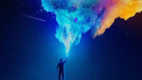 Android  iOS iPhone  Fantasy Colorful Mist Boy Hill live wallpaper - Free Live Wallpaper