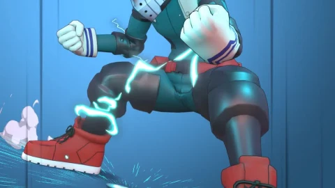Anime Boku no Hero Midoriya Live Phone Wallpaper - Free Live Wallpaper