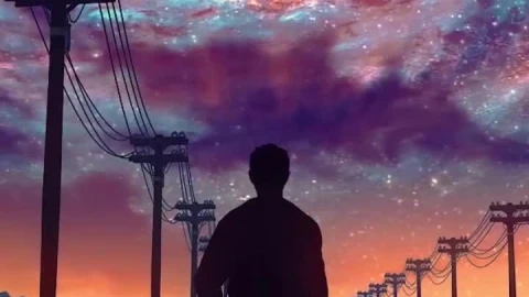 iPhone and Android Man Walking Galaxy Live Phone Wallpaper - Free Live Wallpaper