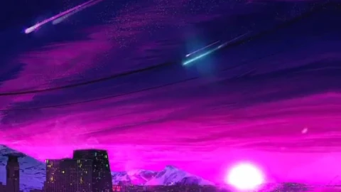 Starfall In The Sky Live Phone Wallpaper - Free Live Wallpaper