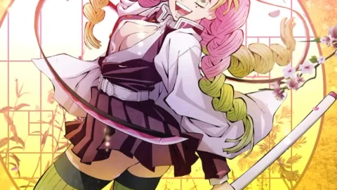 iPhone  Android Mitsuri Kanroji Demon Slayer Live Phone Wallpaper - Free Live Wallpaper