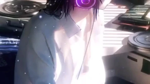 Chill Girl With Headphones Phone Live wallpaper - Free Live Wallpaper