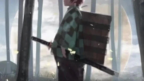 iPhone and Android Demon Slayer Tanjiro Kamado Boy Anime Phone Live Wallpaper - Free Live Wallpaper