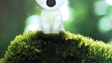 iPhone and Android Kodama Mononoke Hime Live Phone Wallpaper - Free Live Wallpaper