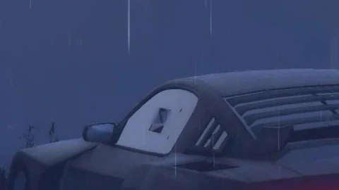 iPhone and Android Ford Gt Rain Night City Live Phone Wallpaper - Free Live Wallpaper