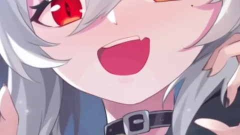 Live Phone Cute Wolf Girl With Moon Anime Wallpaper For iPhone And Android - Free Live Wallpaper