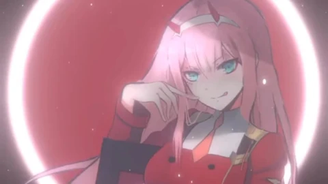 Cute Zero Two Anime Girl Live Phone Wallpaper - Free Live Wallpaper