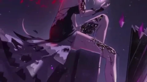 Android and iPhone Anime Dark Robot Girl Phone Live Wallpaper - Free Live Wallpaper