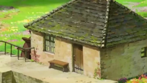 iPhone and Android Howls Moving Castle Live Phone Wallpaper - Free Live Wallpaper