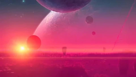 Android  iOS Aesthetic Planets Landscape Live Wallpaper - Free Live Wallpaper