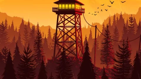 iPhone  Android FireWatch Tower Live Wallpaper for Phone - Free Live Wallpaper