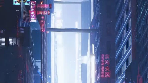 Android  iPhone Future City Car Live Wallpaper for Phone - Free Live Wallpaper