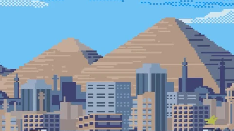 Android  iPhone Cairo Pixel Art Live Wallpaper For Phone - Free Live Wallpaper