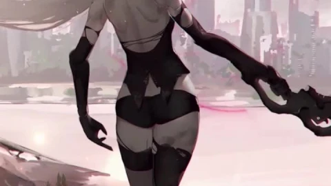 Live Phone Yorha A2 Nier Automata Wallpaper To iPhone And Android - Free Live Wallpaper