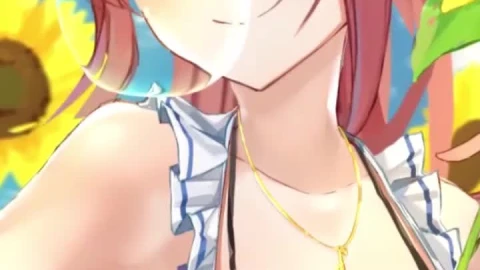 iPhone and Android Monika Sunflower Paradise Ddlc Live Phone Wallpaper - Free Live Wallpaper