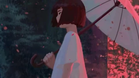 iPhone  android anime girl sakura forest live wallpaper for phone - Free Live Wallpaper
