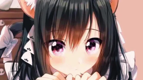 iPhone and Android Anime Cat Girl Phone Live Wallpaper - Free Live Wallpaper