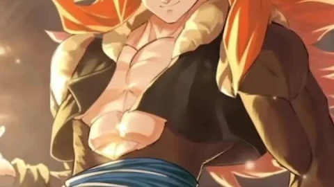 iPhone and Android Gogeta Super Saiyan 4 Dragon Ball Fighterz Live Phone Wallpaper - Free Live Wallpaper