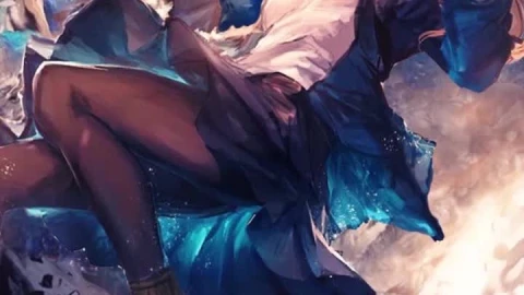 Live Phone Floating Girl Anime Wallpaper For iPhone And Android - Free Live Wallpaper